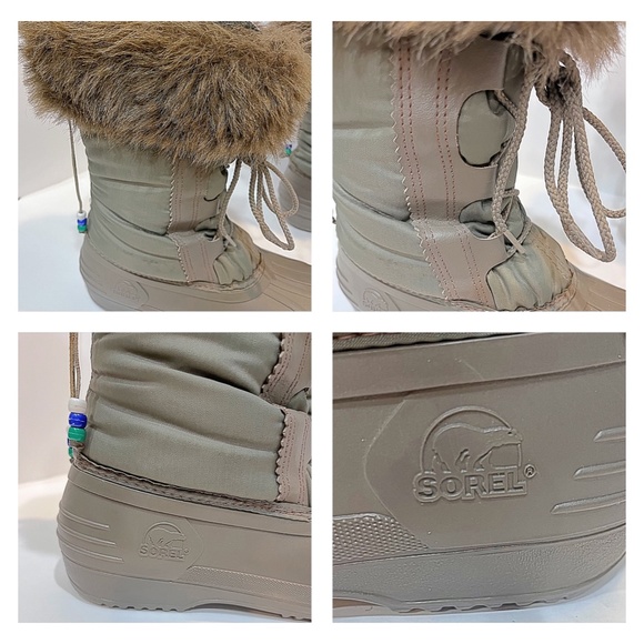 Vintage Sorel Kaufman Nylon Waterproof Snow Winter Rain Duck Boots, Sz 7 - Picture 9 of 12